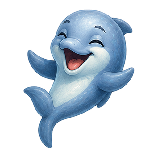 Dolphin expressing LMAO